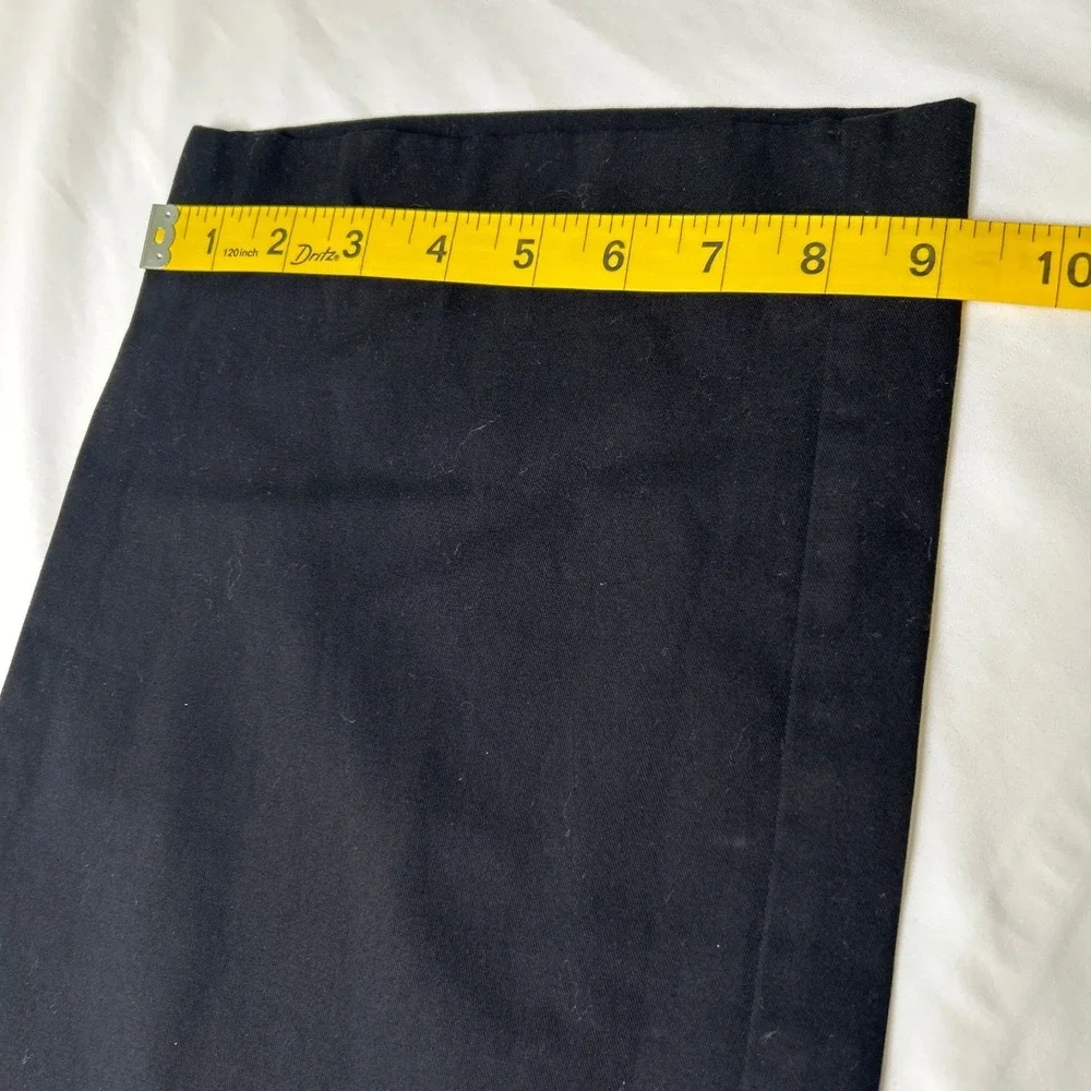 Banana Republic Mens Non Iron Tailored Fit Chino Pants Size 35x32 Black Work
